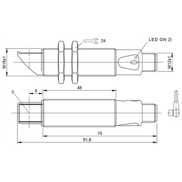 BOS 18MR-XT-RS20-S4 BALLUFF  - Codice di ordinazione: BOS026N