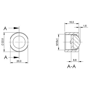 BOS 18-PK-1 BALLUFF  - Codice di ordinazione: BAM00RF
