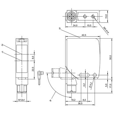 BOS 21M-PA-LD10-S4 BALLUFF  - Codice di ordinazione: BOS0032