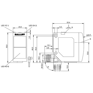BOS 23K-PA-RE10-S4 BALLUFF  - Part Number: BOS01FP
