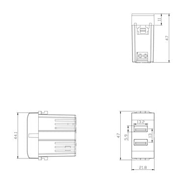 4B.NT.USB.24 4Box - USB 2.4 BT Livinglight Tech