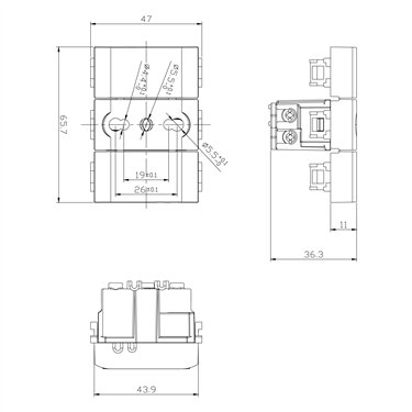 4B.N.BT 4Box - Bitappo for Bticino Livinglight White