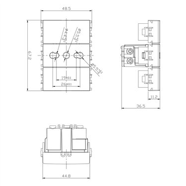 4B.V19.BT 4Box - Bitappo per Vimar Ark� Grigio