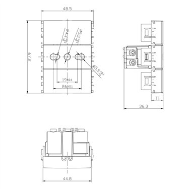 4B.V14.BT 4Box - Bitappo para Vimar Plana Blanca