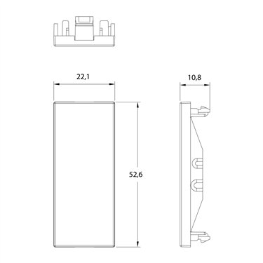 4BBTT.V30G 4Box - Titappo para Vimar Linea Negra