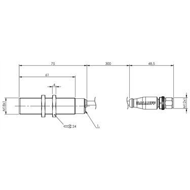 BAE LX-VS-SR018 BALLUFF  - код заказа: BAE00H0