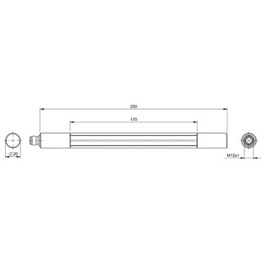 BAE LX-XA-BW0170-S4 BALLUFF  - Codice di ordinazione: BAE00W8