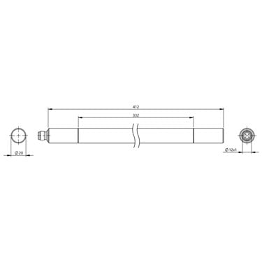 BAE LX-XA-BW0332-S4 BALLUFF  - Part Number: BAE00WA