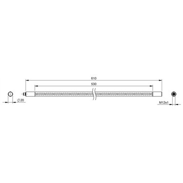 BAE LX-XA-BW0530-S4 BALLUFF  - Codice di ordinazione: BAE00Y4