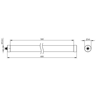 BAE LX-XA-BW0560A-S4 BALLUFF  - Part Number: BAE00ZN