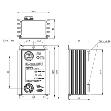 BAE PS-XA-1W-24-038-601 BALLUFF  - Código de orden: BAE00EN