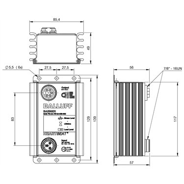 BAE PS-XA-1W-24-038-603 BALLUFF  - Part Number: BAE00ER