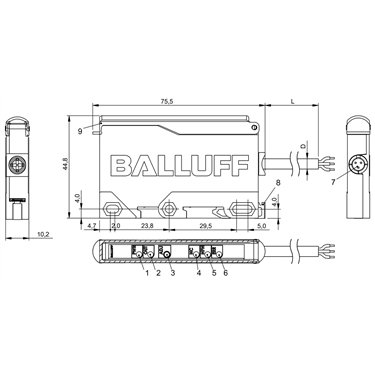 BAE SA-CS-025-YP-BP02 BALLUFF  - Codice di ordinazione: BAE00KH