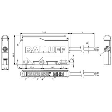 BAE SA-CS-026-YP-BP02 BALLUFF  - Codice di ordinazione: BAE00KJ
