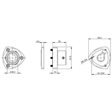 BAM MB-NI-043-D30,1-1 BALLUFF  - Codice di ordinazione: BAM0372