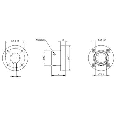 BAM MB-XA-044-D30,5-1 BALLUFF  - Part Number: BAM0373