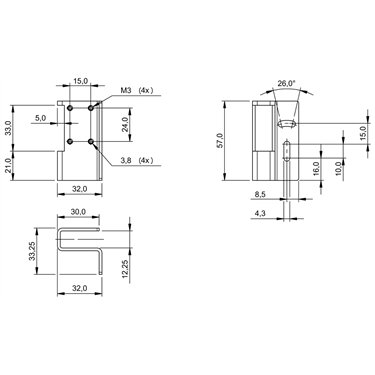 BAM MB-XO-014-B10-4-RRR BALLUFF  - Código de orden: BAM0225