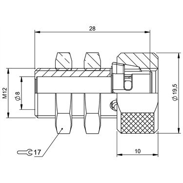 BAM MC-XA-023-D08,0-2-FS BALLUFF  - Part Number: BAM0313