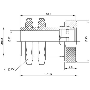BAM MC-XA-023-D12,0-2-FS BALLUFF  - Codice di ordinazione: BAM0246