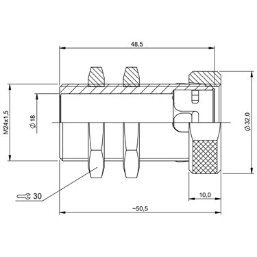 BAM MC-XA-023-D18,0-2-FL BALLUFF  - Part Number: BAM022L
