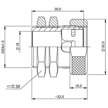 BAM MC-XA-023-D18,0-2-FXS/W BALLUFF  - Part Number: BAM022F