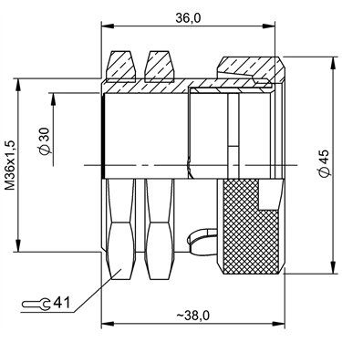 BAM MC-XA-023-D30,0-2-FS BALLUFF  - Part Number: BAM0264