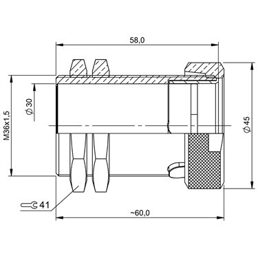 BAM MC-XA-023-D30,0-2-FXL/W BALLUFF  - Part Number: BAM024C