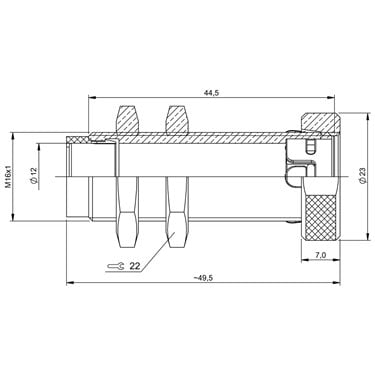 BAM MC-XA-024-D12,0-2-FXL/W BALLUFF  - Codice di ordinazione: BAM024F