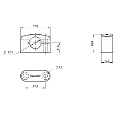 BAM MC-XA-027-D12,0-1 BALLUFF  - Codice di ordinazione: BAM0218