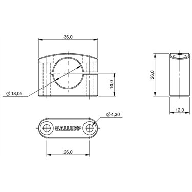 BAM MC-XA-027-D18,0-1 BALLUFF  - Part Number: BAM0219