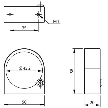 BAM MC-XE-052-D45,0-1 BALLUFF  - Part Number: BAM035Z