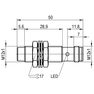 BAW M12ME-UAC70G-S04G BALLUFF  - Codice di ordinazione: BAW004H