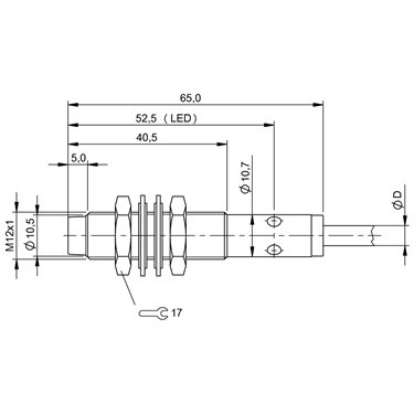 BAW M12MF2-UAC40F-BP03 BALLUFF  - Codice di ordinazione: BAW0017