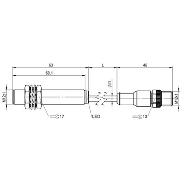 BAW M12MN-IAC20C-BP00,2-GS04 BALLUFF  - Codice di ordinazione: BAW006F