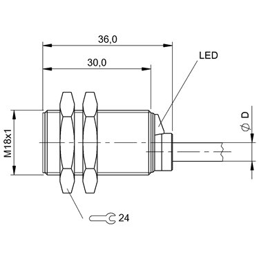 BAW M18ME-ICC50B-BP03 BALLUFF  - Part Number: BAW001T