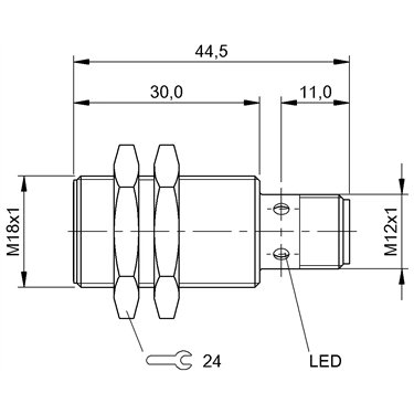 BAW M18ME-ICC50B-S04G BALLUFF  - Part Number: BAW001U