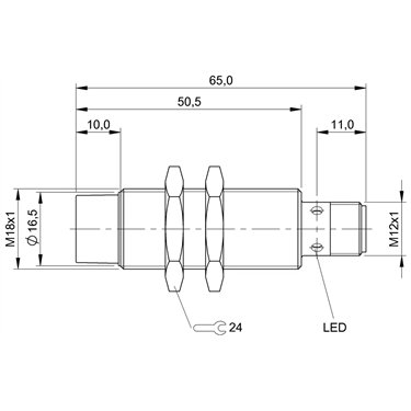 BAW M18MG-UAC80F-S04G BALLUFF  - Codice di ordinazione: BAW002C
