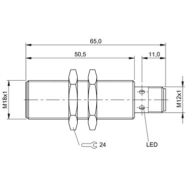 BAW M18MI-BLC50B-S04G BALLUFF  - Codice di ordinazione: BAW002F