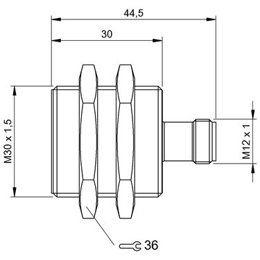 BAW M30EE-ICD10B-S04G-L01 BALLUFF  - Codice di ordinazione: BAW005Y