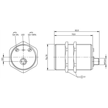 BAW MKZ-471.19-S4 BALLUFF  - Part Number: BAW003M