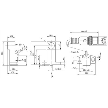BAW Z05AC-BLD50B-BP00,75-GS04 BALLUFF  - Codice di ordinazione: BAW003W