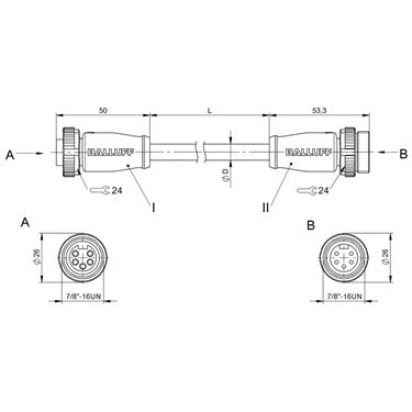 BCC A315-A315-30-335-PX05A5-150 BALLUFF  - Part Number: BCC06FT