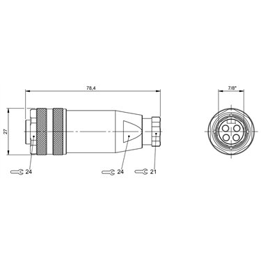 BCC A334-0000-10-000-71X4A5-000 BALLUFF  - Codice di ordinazione: BCC0708