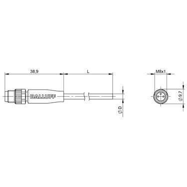 BCC M313-0000-20-001-VX8334-100 BALLUFF  - Part Number: BCC02NN
