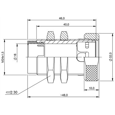 BAM MC-XA-024-D18,0-2-FM/W BALLUFF  - Codice di ordinazione: BAM022M