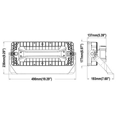 41400 - Beghelli - LED floodlight for large areas