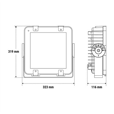 40804DL - Beghelli - Proiettore LED per esterni