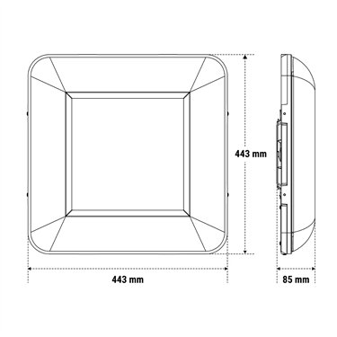 42376 - Beghelli - IP66 weatherproof luminaire