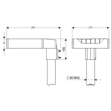 45041 - Beghelli - Armatura stradale LED per strade urbane