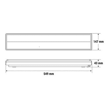 8584BLU - Beghelli - IP42 emergency lighting luminaire